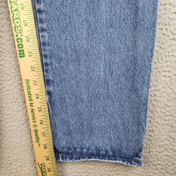 Wrangler Jeans Mens 38x32 Regular Denim Rugged Faded Stonewashed Workwear Pants - Picture 5 of 13